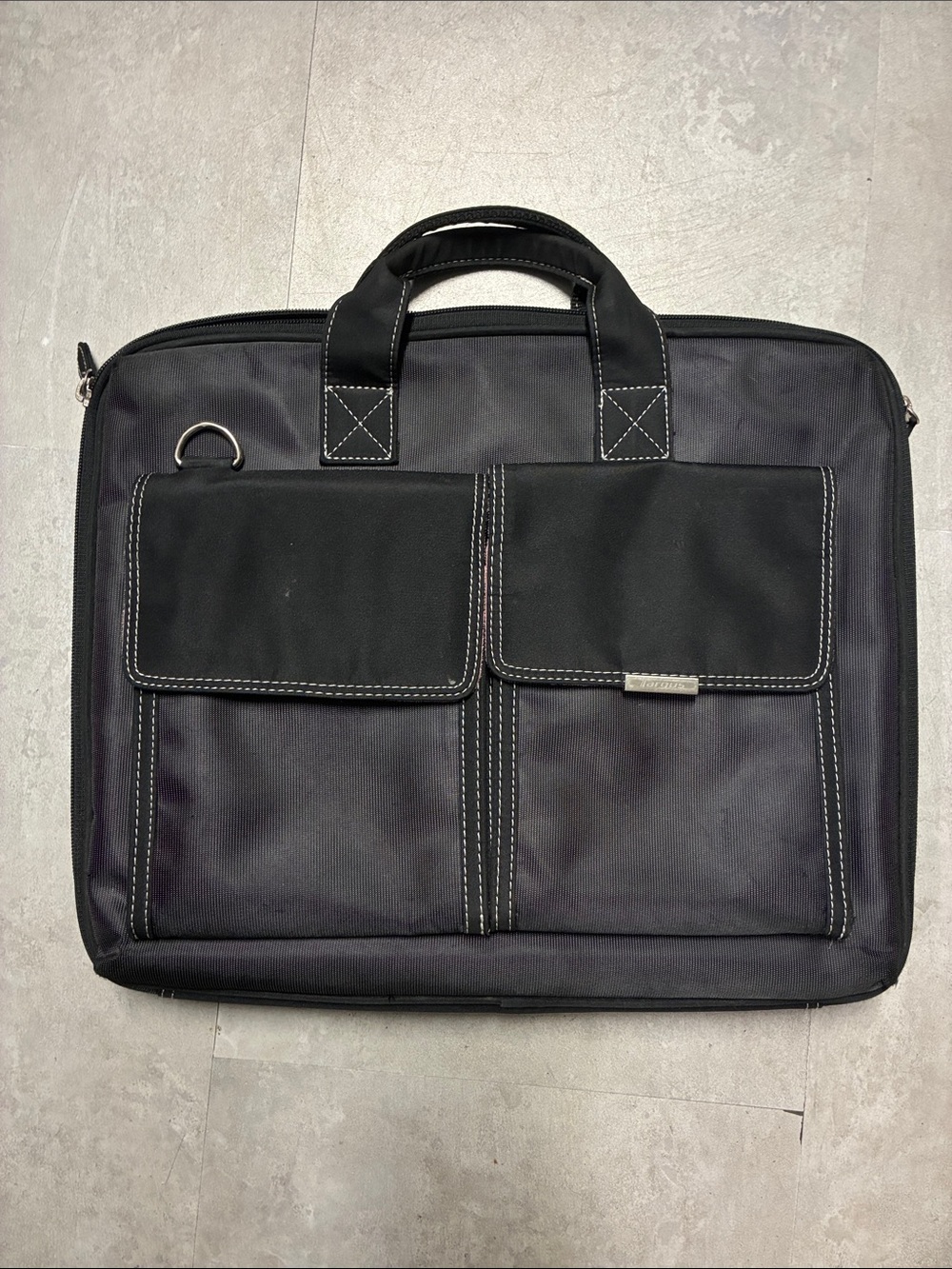 Targus Black Men's Laptop Briefcase with Front Pockets